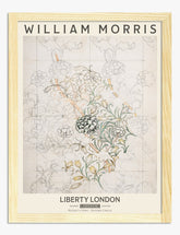 William Morris Tulip Art Print - Oak