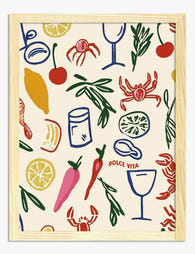 Dolce Vita Matisse Mood Art Print Oak