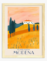 Modena Countryside Charm Art Print - Oak