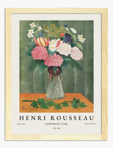 Rousseaus Floral Elegance Art Print - Oak