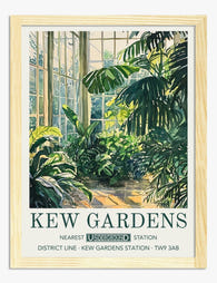 Lush Kew Gardens Art Print - Oak