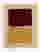 Modern Burgundy & Ochre Blocks Art Print - Oak