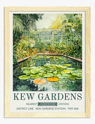 Kew Gardens Serenity Art Print - Oak
