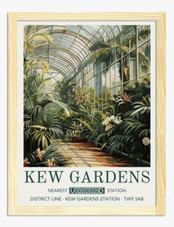 Lush Kew Escape Art Print - Oak