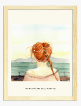She Did – Sunset Muse Art Print - Oak
