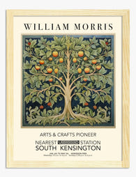 William Morris Tree of Life Art Print - Oak