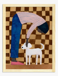 Serene Connection Art Print Oak