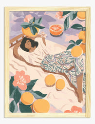 Citrus Daydream Art Print - Oak