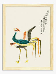 Elegant Crane by Taguchi Tomoki Art Print Oak