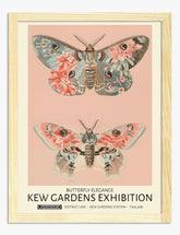 Morris Butterfly Elegance Art Print - Oak