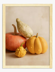 Autumn Harvest Still Life Art Print - Oak
