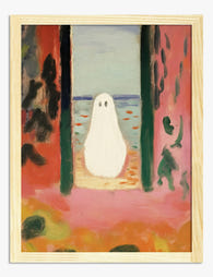 Ghost by the Sea, Matisse Style Art Print - Oak