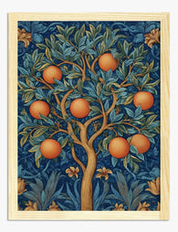 William Morris Orange Tree Art Print - Oak
