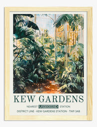 Kew Gardens Escape Art Print - Oak