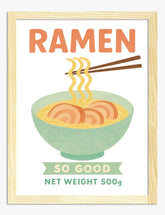Delicious Ramen Delight Art Print - Oak