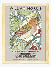 Morris Bird & Berry Art Print - Oak