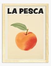 Sunny Peach Pop Art Print - Oak