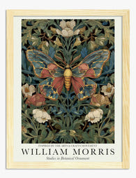Morris Botanical Butterfly Art Print - Oak