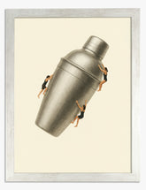 Climbers of Style Art Print - Silver