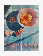 Summer Citrus Glow Art Print - Unframed