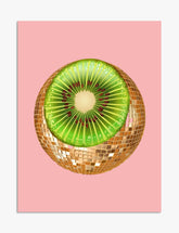 Kiwi Disco Delight Art Print - Unframed
