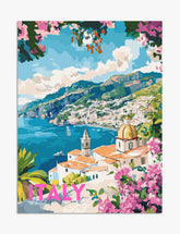 Amalfi Coast Escape Art Print - Unframed