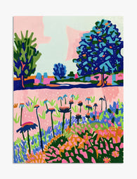 Vibrant Meadow Magic Art Print - Unframed