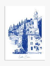 Lake Como Escape Art Print - Unframed