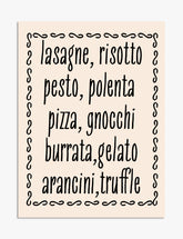 Italian Kitchen Classics Art Print - Unframed
