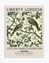 Morris-Inspired Birds & Blooms Art Print - Unframed
