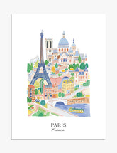 Parisian Dreamscape Art Print - Unframed