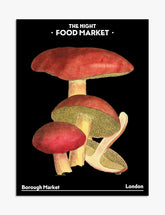 Borough Market Mushrooms Art Print - Unframed