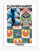 Vienna Botanical Pop Art Print - Unframed