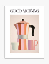 Pink Morning Ritual Art Print - Unframed