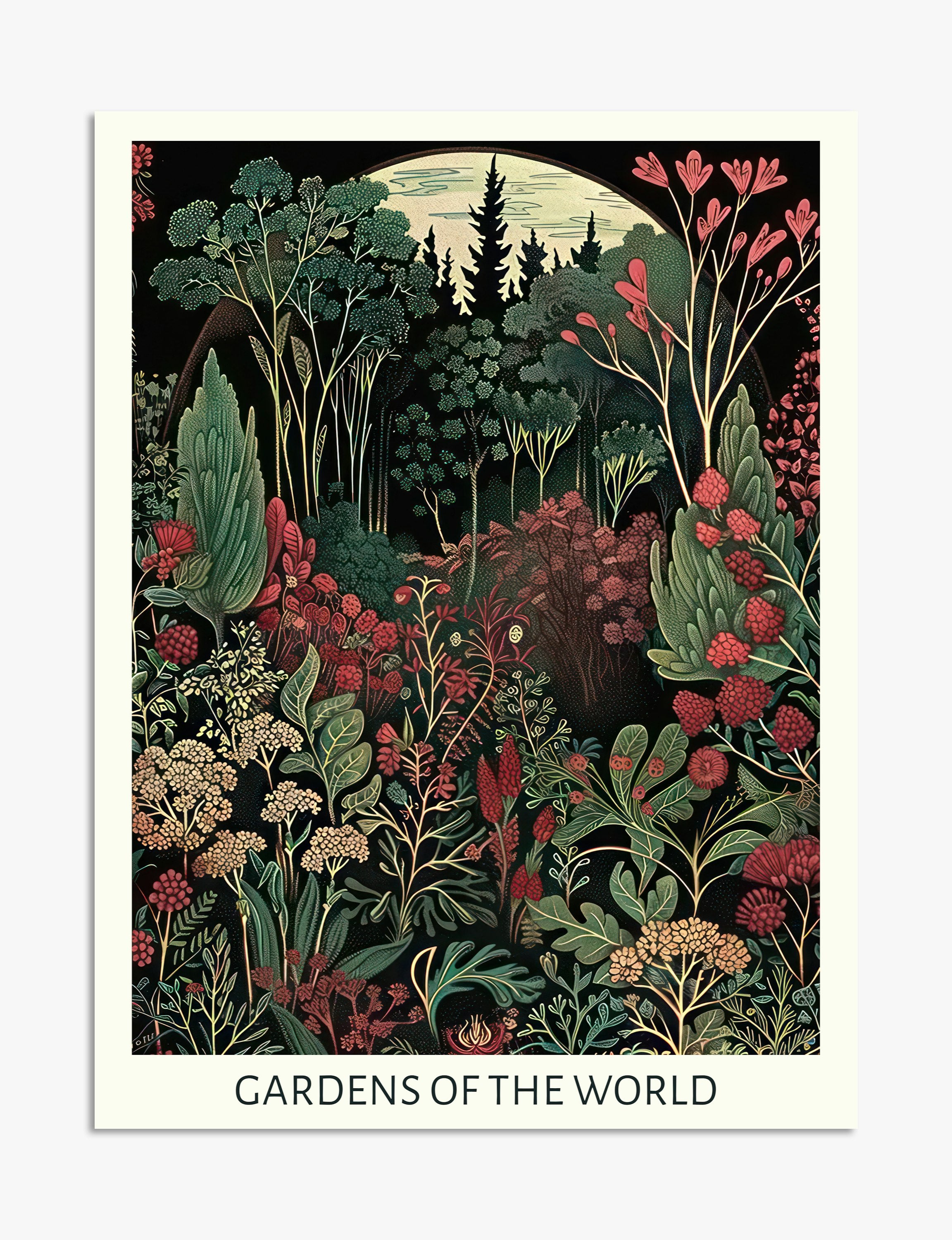 Vintage Willow Elegance Art Print – Fab