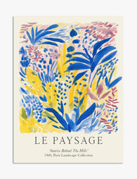 Sunrise Hills Botanical Art Print - Unframed