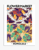 Honolulu Botanical Vintage Art Print - Unframed