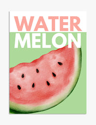 Fresh Slice Watermelon Vibe Art Print - Unframed