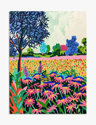 Wild Meadow Blooms Art Print - Unframed