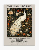 William Morris Peacock Elegance Art Print - Unframed