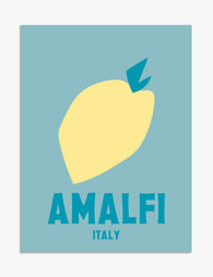 Amalfi Lemon Pop Poster Art Print - Unframed