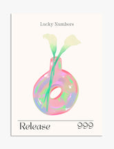 Iridescent Release Vase Art Print - Unframed