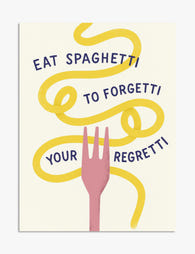 Spaghetti & Smiles Art Print - Unframed