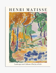 Matisse Landscape near Collioure Art Print - Unframed