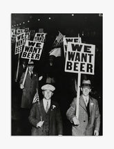 Vintage Beer Protest Art Print - Unframed