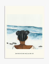 She Did It Her Way Art Print - Unframed