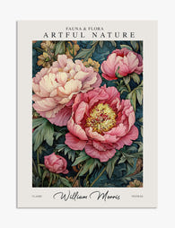 William Morris Peony Elegance Art Print - Unframed