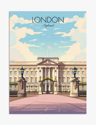 London Royal Landmark Art Print - Unframed
