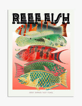 Colorful Reef Companions Art Print - Unframed
