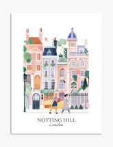Notting Hill Charm Art Print - Unframed